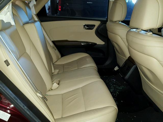 4T1BK1EB6GU197113 - 2016 TOYOTA AVALON XLE RED photo 6