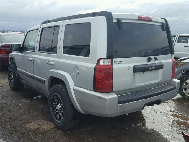 1J8HH48K38C105420 - 2008 JEEP COMMANDER ვერცხლისფერი ფოტო 3