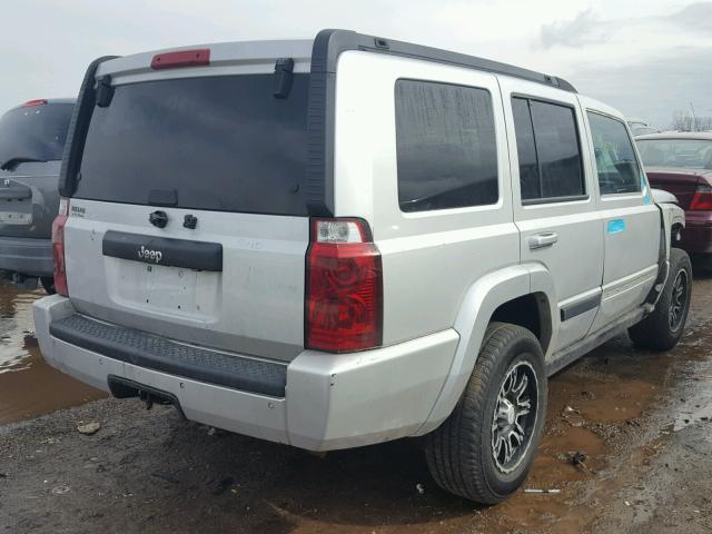 1J8HH48K38C105420 - 2008 JEEP COMMANDER ვერცხლისფერი ფოტო 4