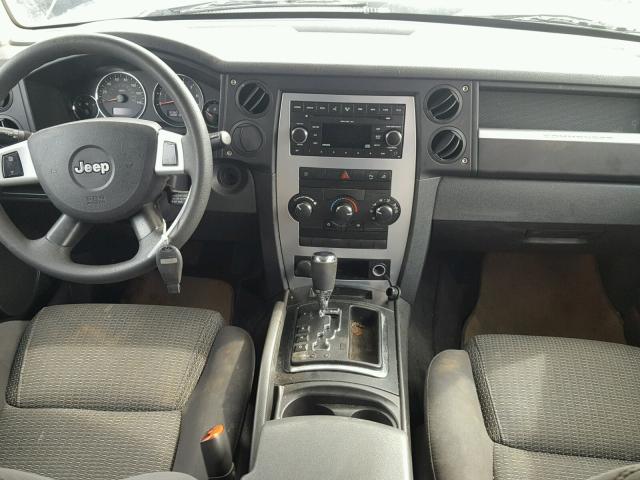 1J8HH48K38C105420 - 2008 JEEP COMMANDER ვერცხლისფერი ფოტო 9