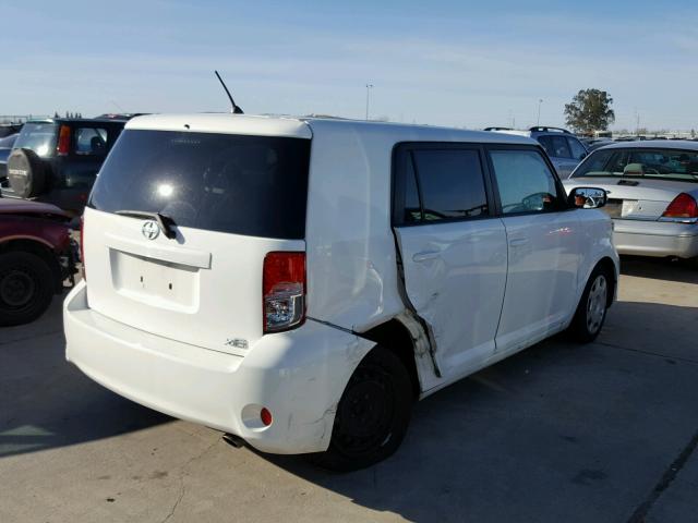 JTLZE4FE7CJ014581 - 2012 TOYOTA SCION XB WHITE photo 4