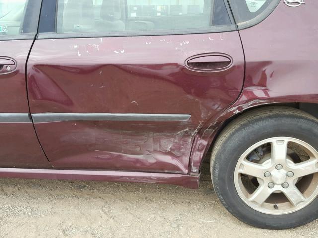 2G1WH52K539326328 - 2003 CHEVROLET IMPALA LS MAROON photo 9