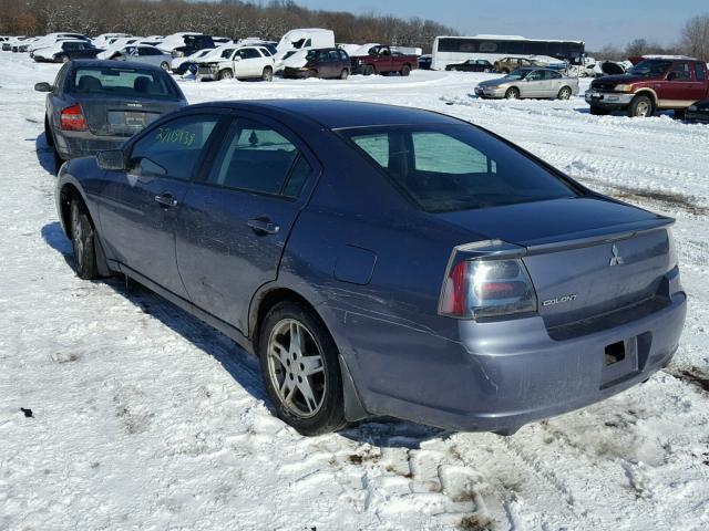 4A3AB36F87E062588 - 2007 MITSUBISHI GALANT ES BLUE photo 3