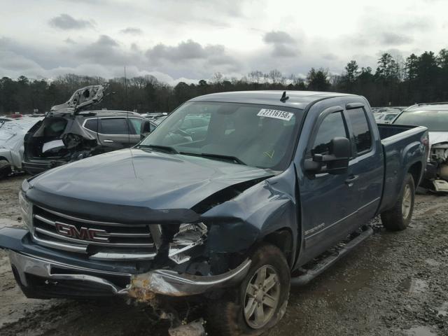 1GTR2VE74DZ110278 - 2013 GMC SIERRA K15 BLUE photo 2