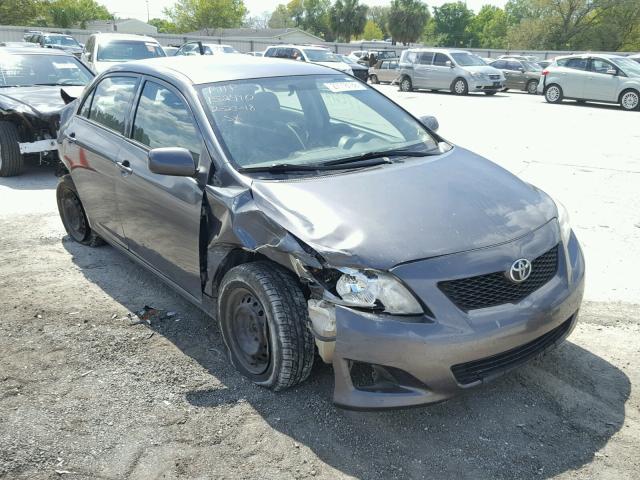 JTDBU4EE0AJ071252 - 2010 TOYOTA COROLLA BA GRAY photo 1