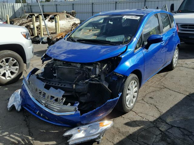 3N1CE2CP2FL384932 - 2015 NISSAN VERSA NOTE BLUE photo 2