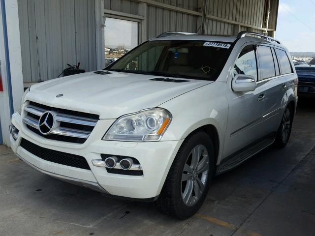 4JGBF7BE3AA578092 - 2010 MERCEDES-BENZ GL 450 4MA WHITE photo 2