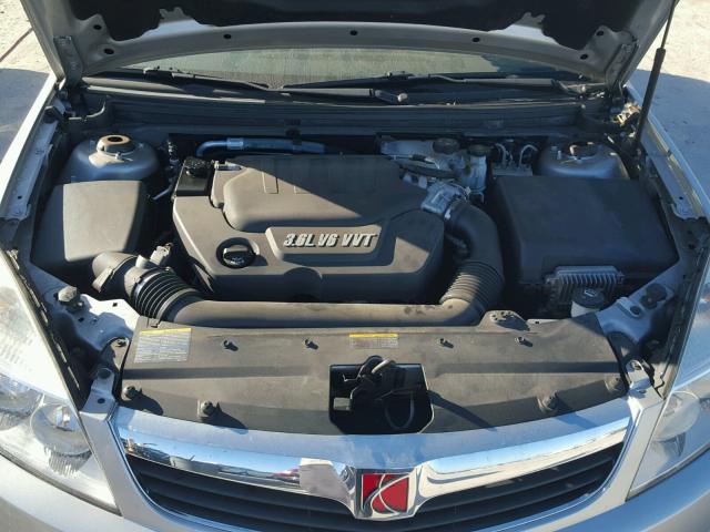 1G8ZV57738F199962 - 2008 SATURN AURA XR SILVER photo 7