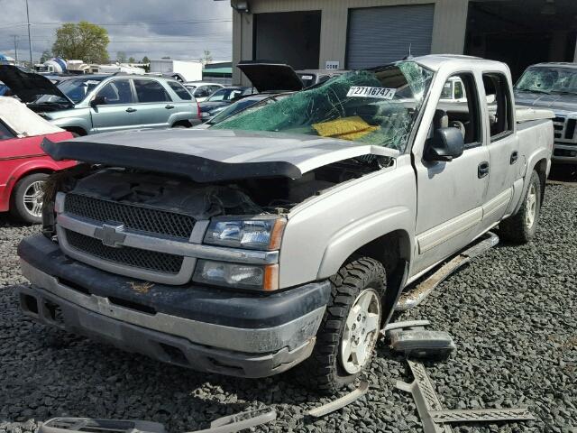 2GCEK13T441323389 - 2004 CHEVROLET SILVERADO GRAY photo 2