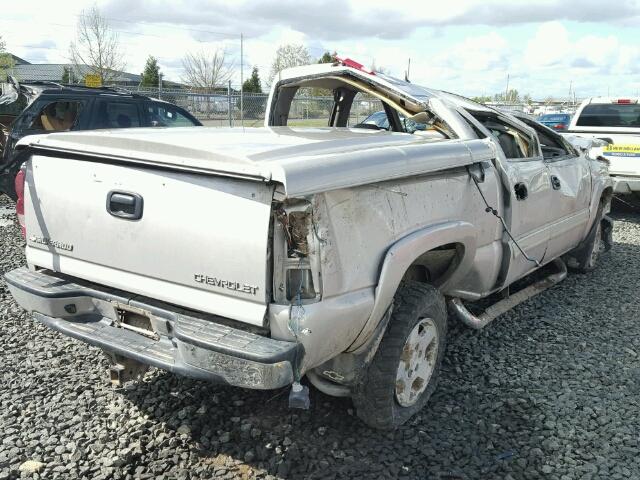 2GCEK13T441323389 - 2004 CHEVROLET SILVERADO GRAY photo 4