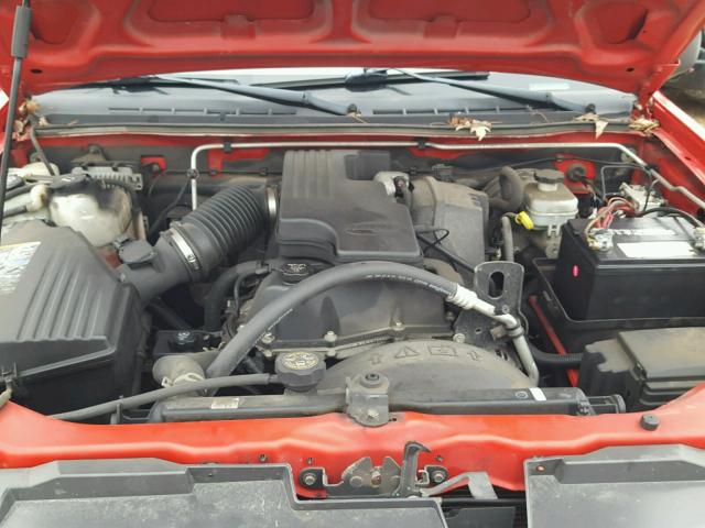 1GTCS148058269069 - 2005 GMC CANYON RED photo 7