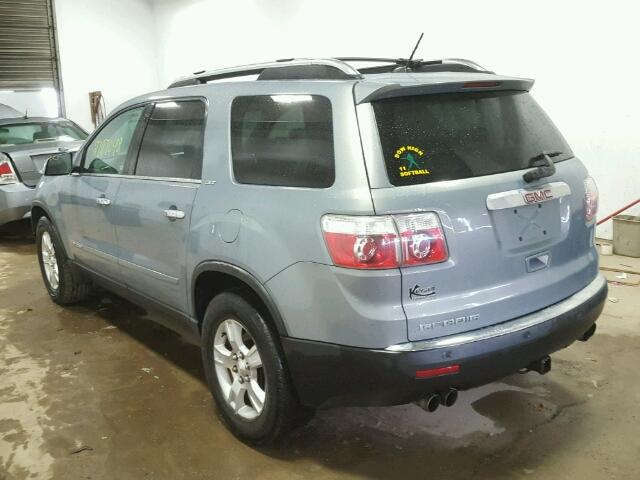 1GKER23767J144063 - 2007 GMC ACADIA SLT ლურჯი ფოტო 3