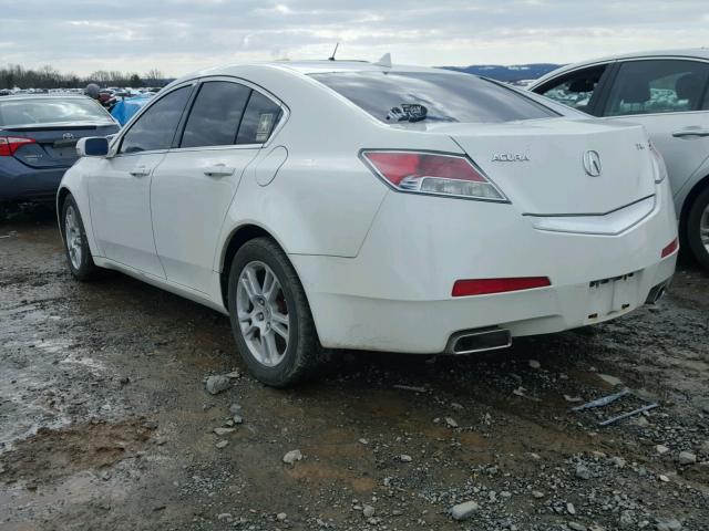 19UUA86289A000682 - 2009 ACURA TL WHITE photo 3