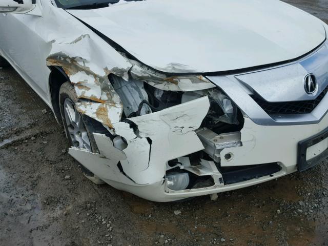 19UUA86289A000682 - 2009 ACURA TL WHITE photo 9