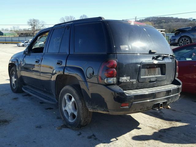 1GNDS13S462104669 - 2006 CHEVROLET TRAILBLAZE BLACK photo 3