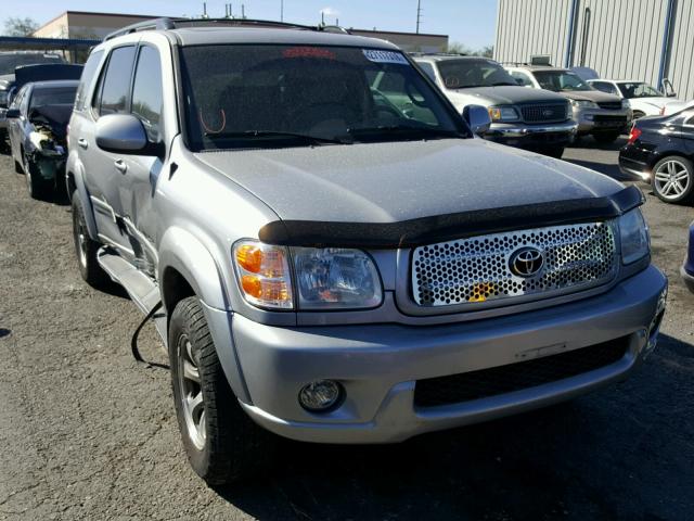 5TDZT38A73S143882 - 2003 TOYOTA SEQUOIA LI SILVER photo 1