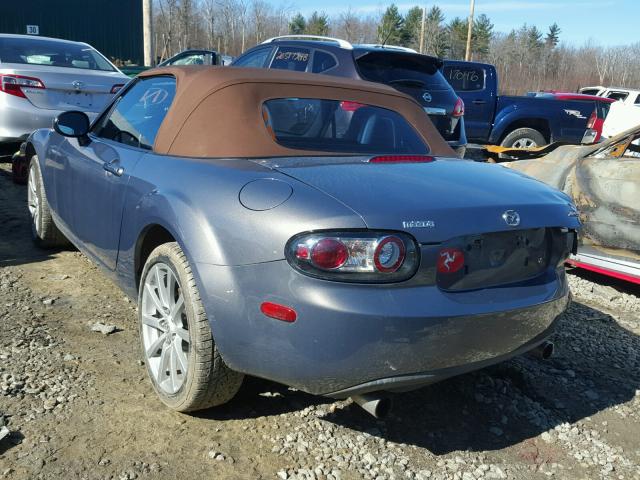 JM1NC25F180141533 - 2008 MAZDA MX-5 MIATA BLUE photo 3