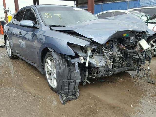 1N4AA5AP3AC844906 - 2010 NISSAN MAXIMA S BLUE photo 1