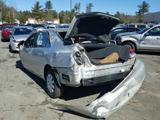 4T1BE32K55U605279 - 2005 TOYOTA CAMRY LE SILVER photo 3