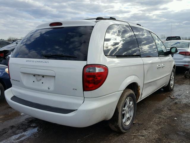 2D4GP74L63R105999 - 2003 DODGE GRAND CARA WHITE photo 4