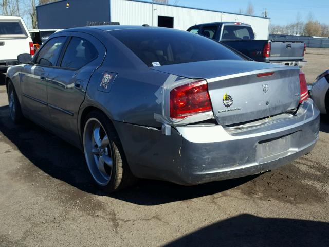 2B3KA43G37H833921 - 2007 DODGE CHARGER SE GRAY photo 3