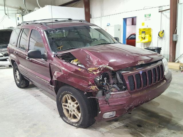 1J4GW68S7XC746650 - 1999 JEEP GRAND CHER MAROON photo 1