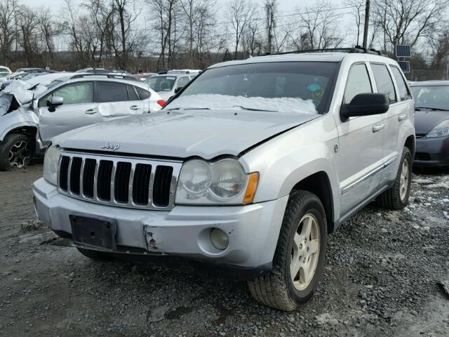 1J4HR58275C511572 - 2005 JEEP GRAND CHER SILVER photo 2