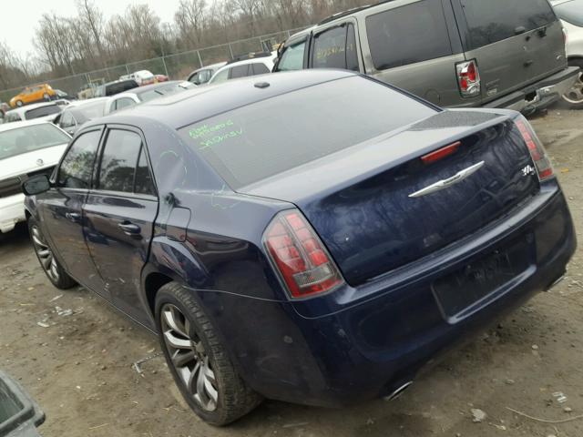 2C3CCABG7EH358241 - 2014 CHRYSLER 300 S BLUE photo 3