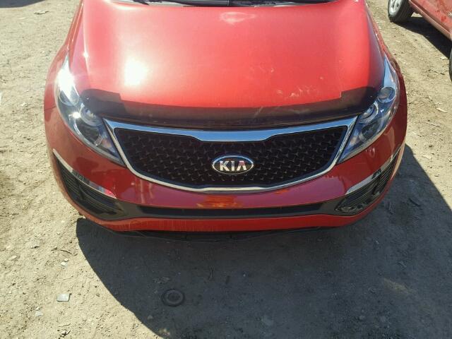 KNDPB3AC6E7664899 - 2014 KIA SPORTAGE B RED photo 7