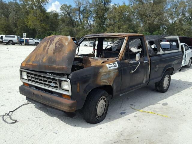 1FTCR10S6DUB80948 - 1983 FORD RANGER BURN photo 2