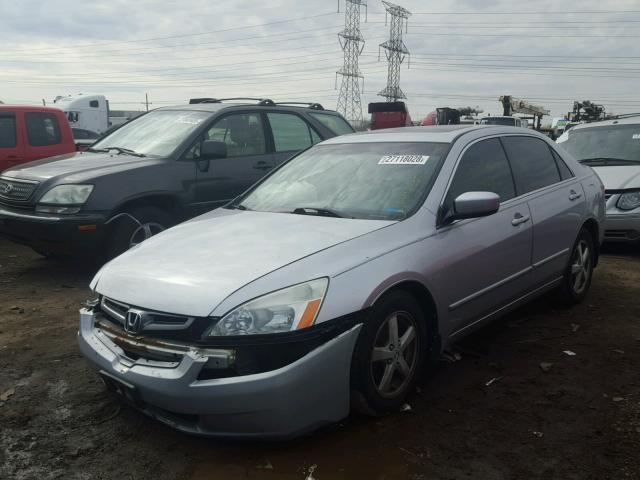 1HGCM56693A118753 - 2003 HONDA ACCORD EX SILVER photo 2