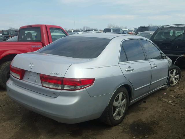 1HGCM56693A118753 - 2003 HONDA ACCORD EX SILVER photo 4