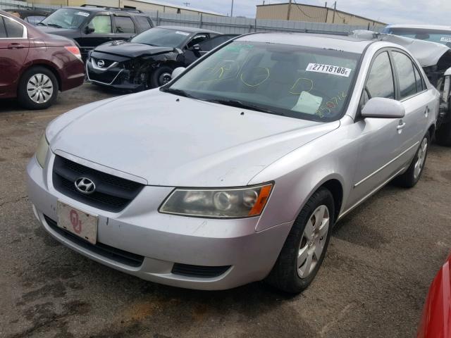 5NPET46C77H250712 - 2007 HYUNDAI SONATA GLS SILVER photo 2