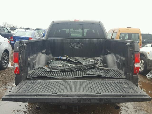 1FTRX12W25NB10617 - 2005 FORD F150 GRAY photo 9