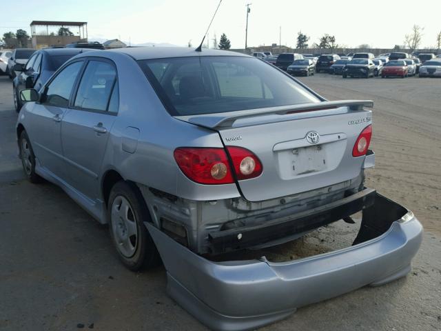 1NXBR32E66Z745535 - 2006 TOYOTA COROLLA CE SILVER photo 3