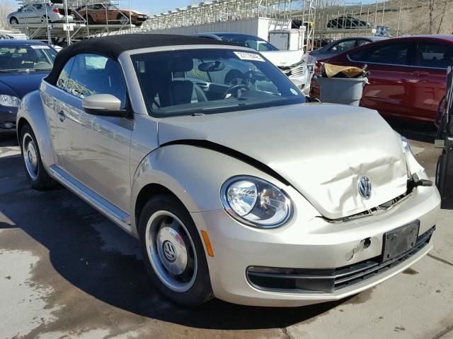 3VW5P7AT9DM800783 - 2013 VOLKSWAGEN BEETLE BEIGE photo 1