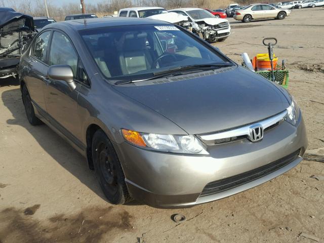 2HGFA16928H504836 - 2008 HONDA CIVIC EXL SILVER photo 1