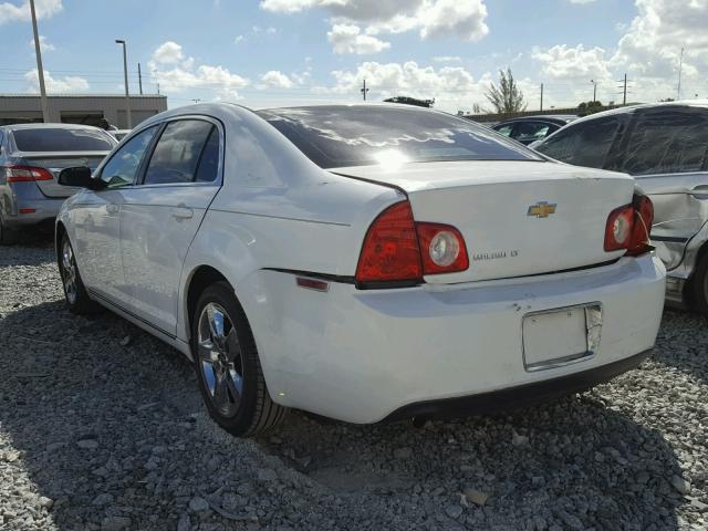 1G1ZC5E02AF194994 - 2010 CHEVROLET MALIBU 1LT WHITE photo 3