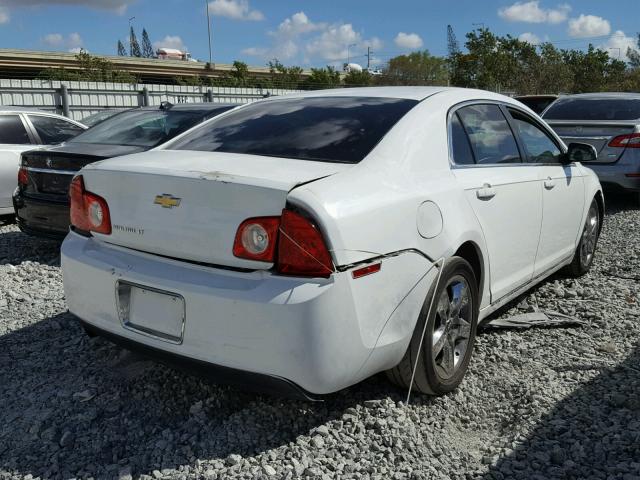 1G1ZC5E02AF194994 - 2010 CHEVROLET MALIBU 1LT WHITE photo 4