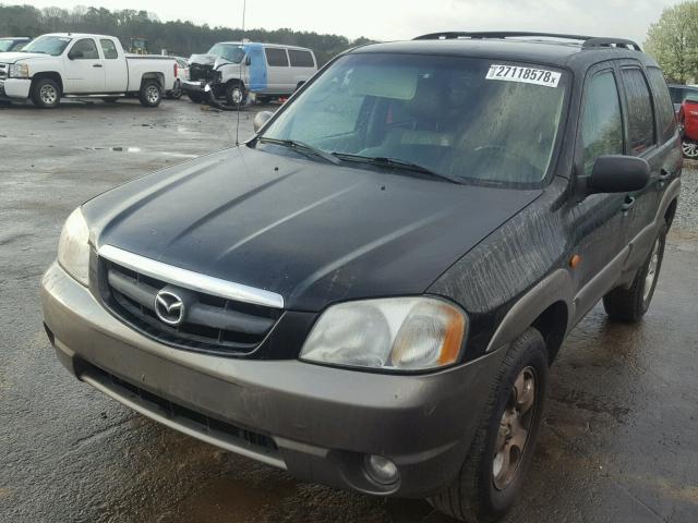 4F2CZ06173KM22701 - 2003 MAZDA TRIBUTE ES BLACK photo 2