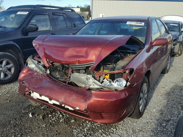 4T1BE32K35U077791 - 2005 TOYOTA CAMRY LE MAROON photo 2