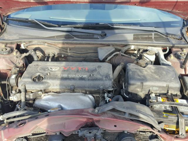 4T1BE32K35U077791 - 2005 TOYOTA CAMRY LE MAROON photo 7