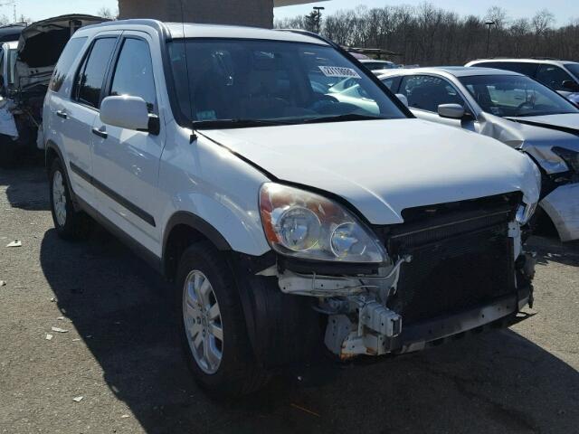 SHSRD788X6U410838 - 2006 HONDA CR-V EX WHITE photo 1