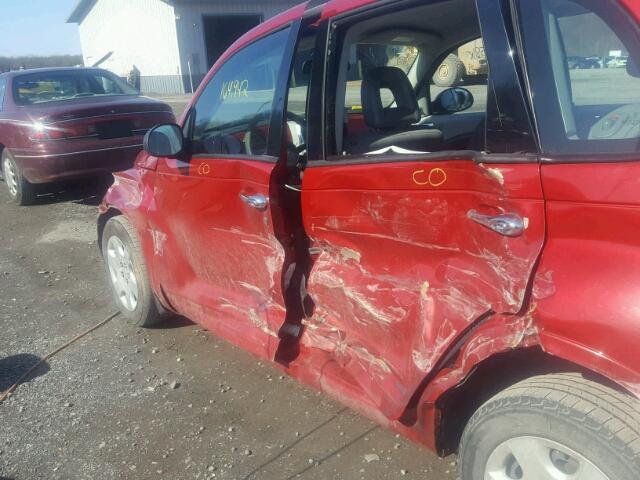 3A8FY48979T567795 - 2009 CHRYSLER PT CRUISER RED photo 9