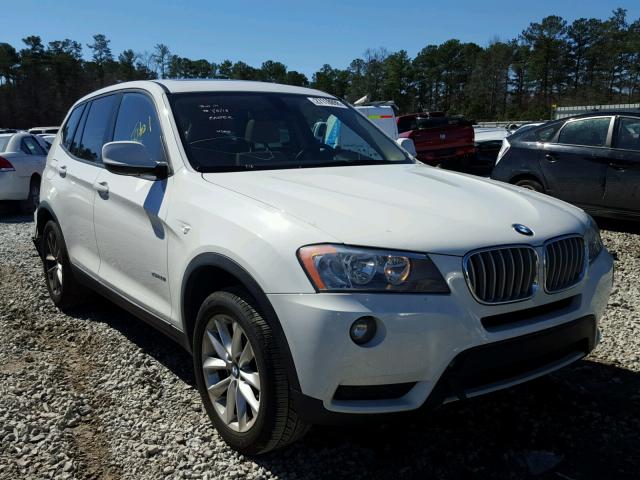 5UXWX9C51D0A28432 - 2013 BMW X3 XDRIVE2 WHITE photo 1