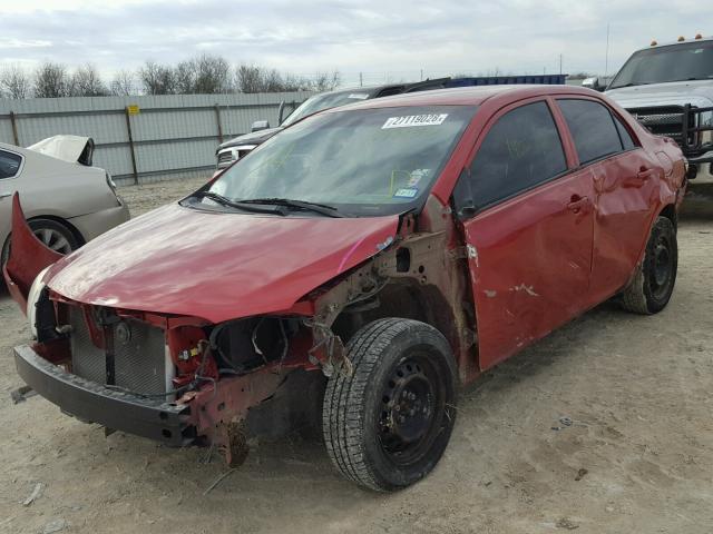 JTDBL40E49J022156 - 2009 TOYOTA COROLLA BA MAROON photo 2