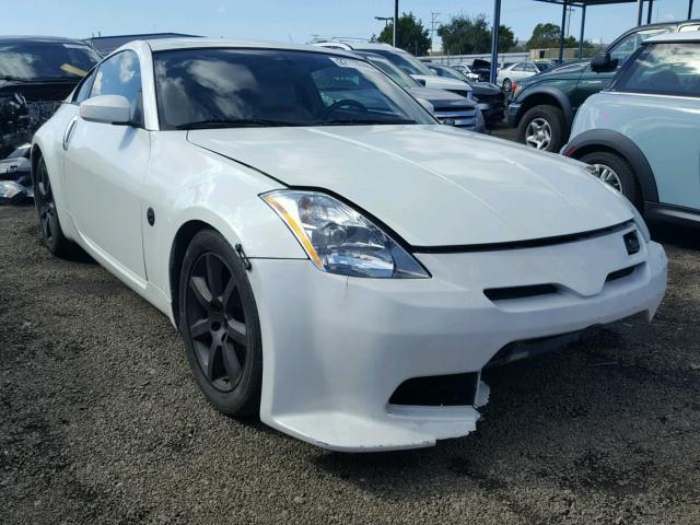 JN1AZ34E23T006843 - 2003 NISSAN 350Z COUPE WHITE photo 1