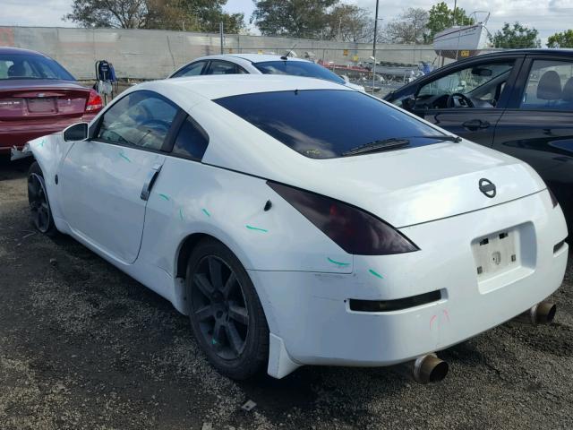 JN1AZ34E23T006843 - 2003 NISSAN 350Z COUPE WHITE photo 3