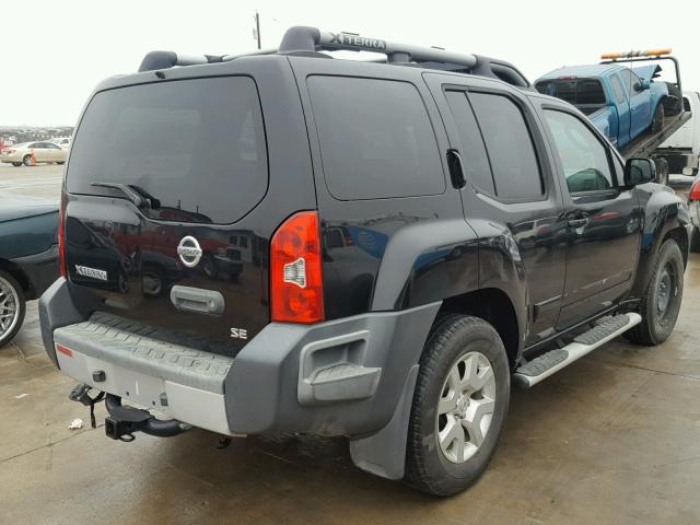 5N1AN0NU7AC525280 - 2010 NISSAN XTERRA OFF BLACK photo 4