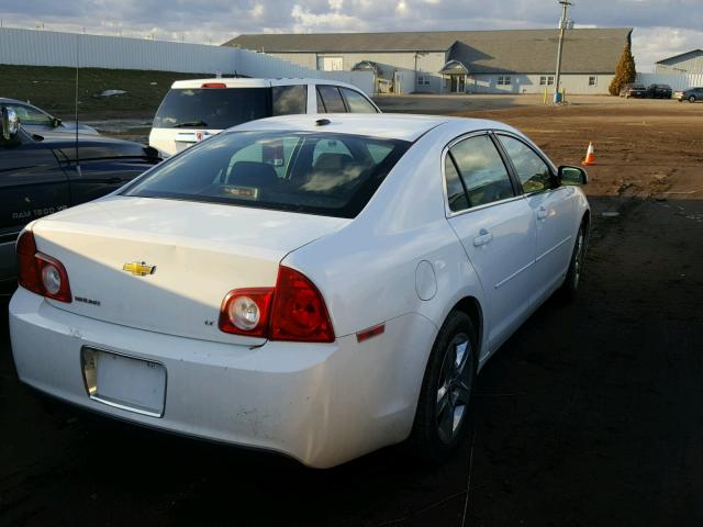 1G1ZH57B89F228965 - 2009 CHEVROLET MALIBU 1LT WHITE photo 4